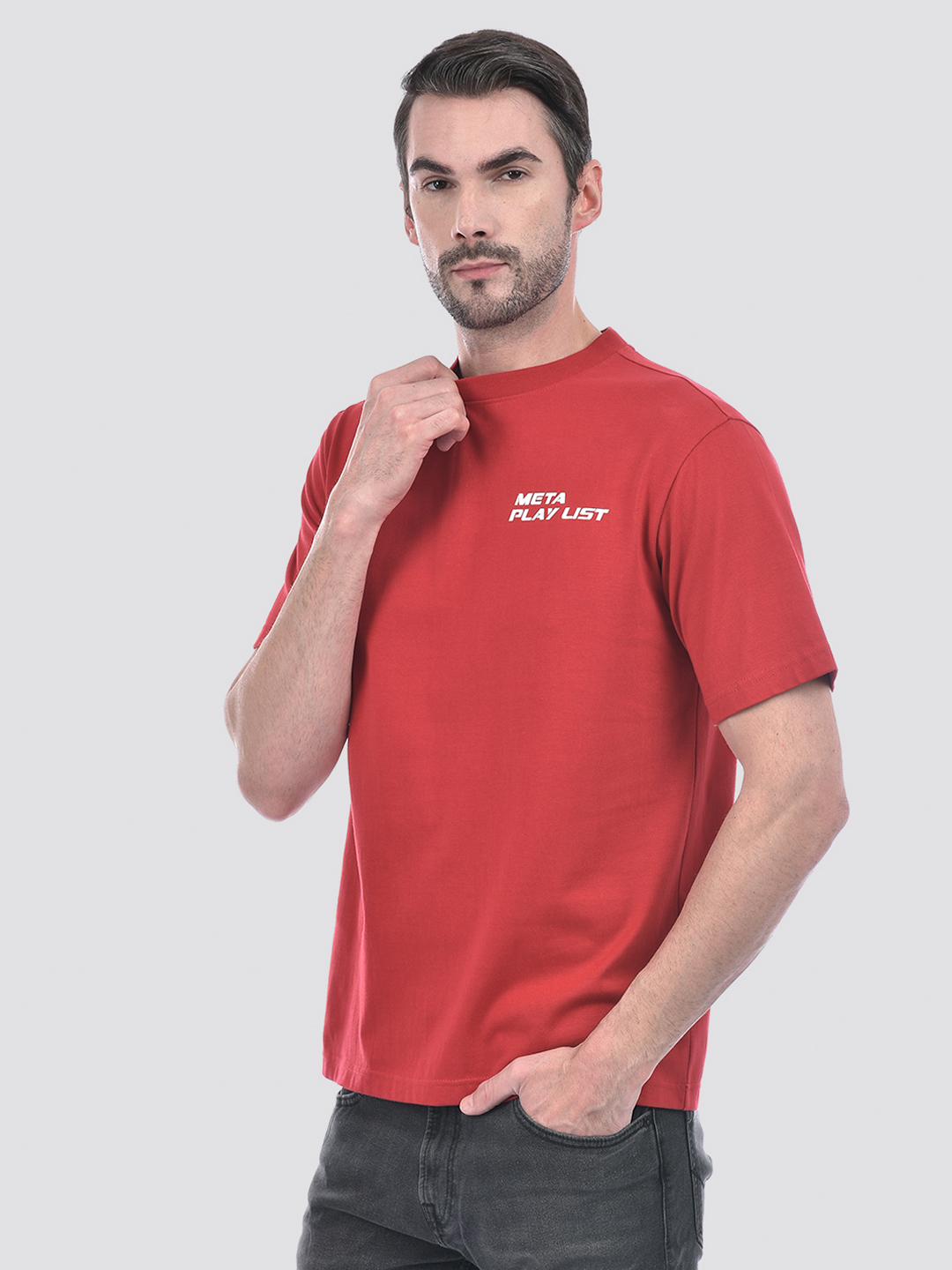 Numero Uno Men Graphic Print Red T-Shirt